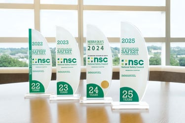 Immanuel was named one of Nebraska's Safest Companies in 2025.