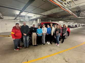 Grand Lodge residents and staff collect donations for California wildfire victims