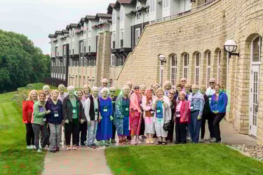 Residents at Arbor Day Farm as part of a 2025 Immanuel Explorers trip.
