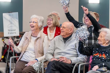 Pacific Springs residents cheer at the 2025 Yeti Games.